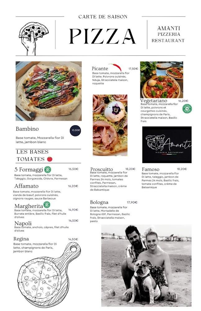 Amanti Pizzeria Restaurant - Menu Image 2
